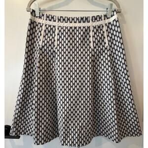 Vintage Inspired A-line Geometric Skirt Gap Stretch Womens Size 6